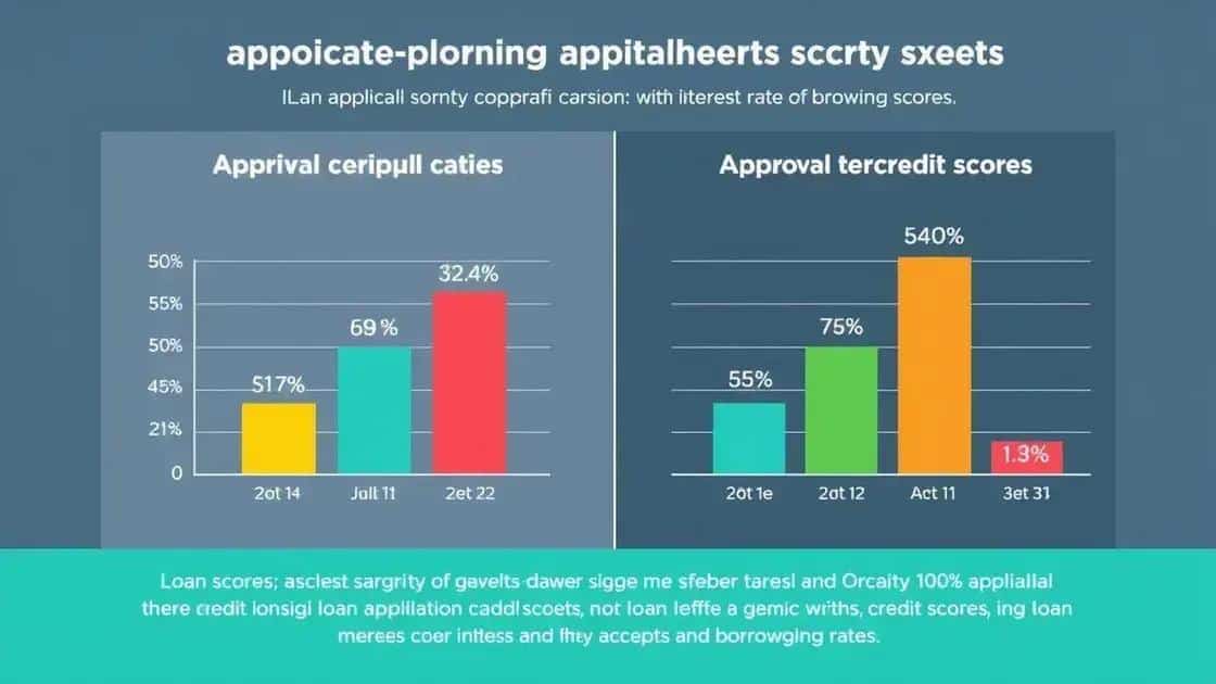 How credit scores affect loan approval rates