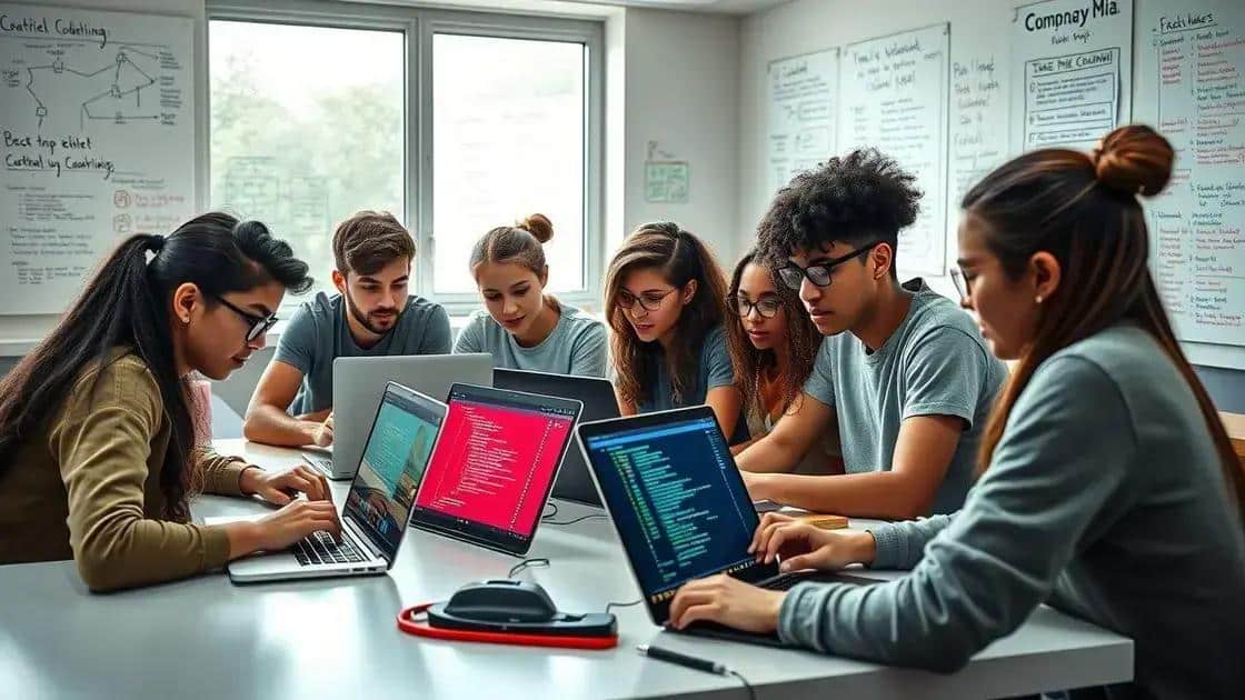 Key skills taught in high school coding classes