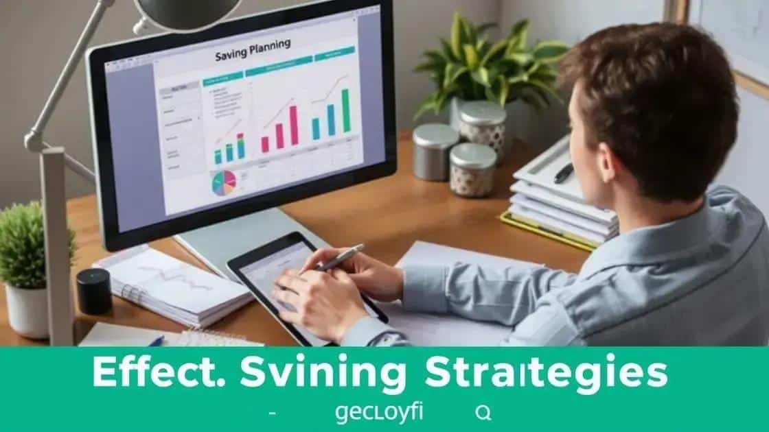 Strategies for effective saving