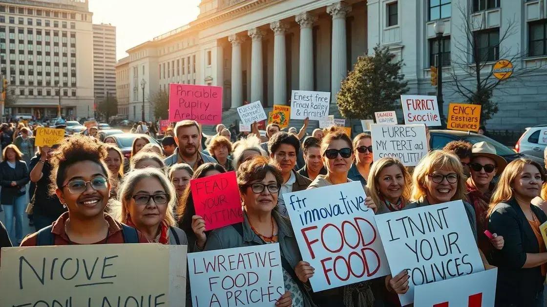 Advocating for change in food policy