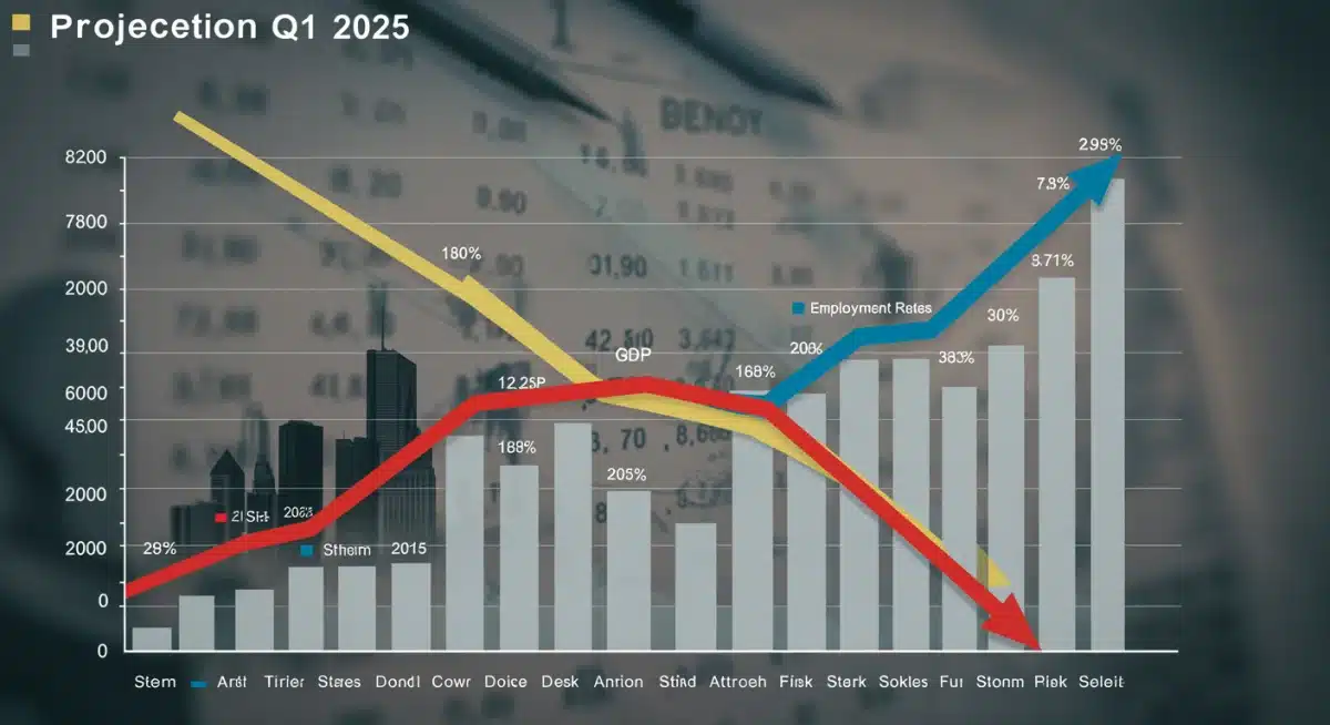Projected economic indicators for Q1 2025 and potential stimulus impact