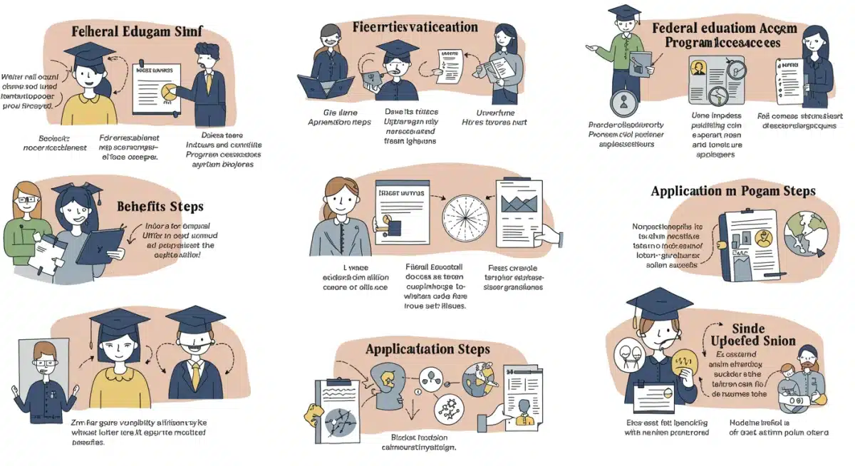 Infographic detailing access pathways for federal adult education programs.