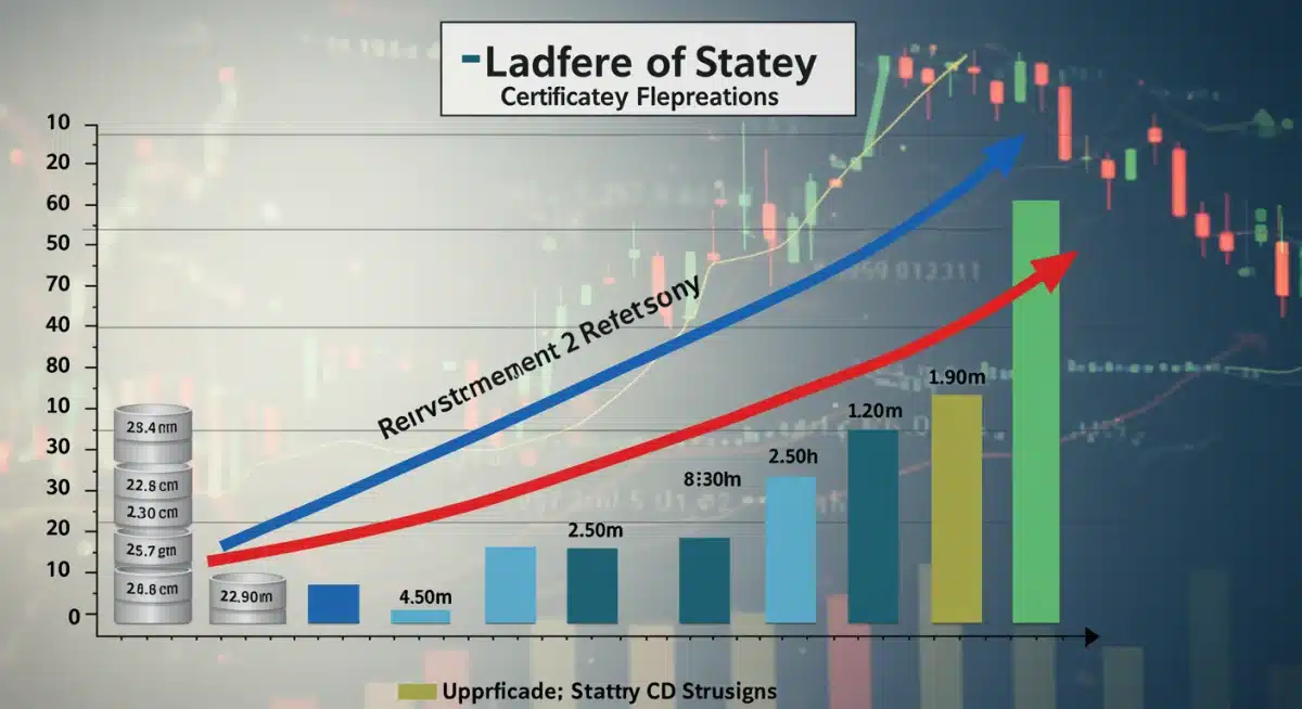Laddered certificate of deposit strategy maximizing returns