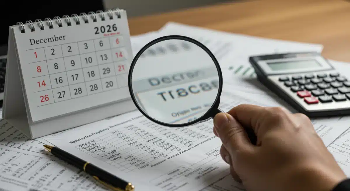 Magnifying glass over documents, searching for forgotten funds