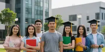Students celebrating graduation, symbolizing hope for student loan forgiveness in 2026.