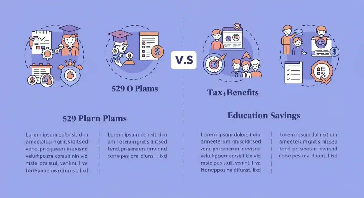 Infographic comparing prepaid tuition and education savings 529 plans.