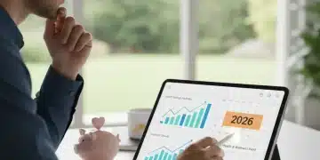 Person reviewing HSA contribution limits for 2026 on a tablet