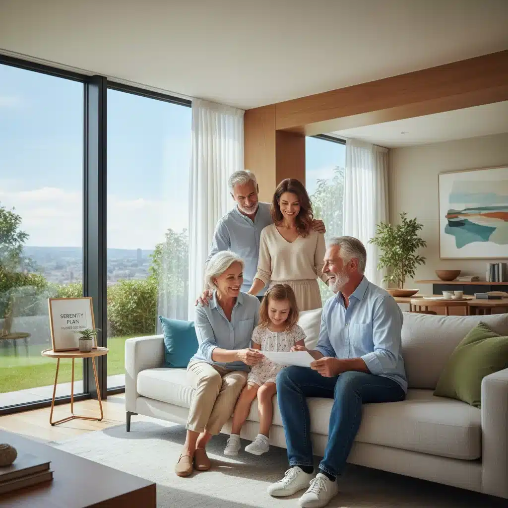 Multi-generational family enjoying time together, representing the benefits of secure retirement planning.