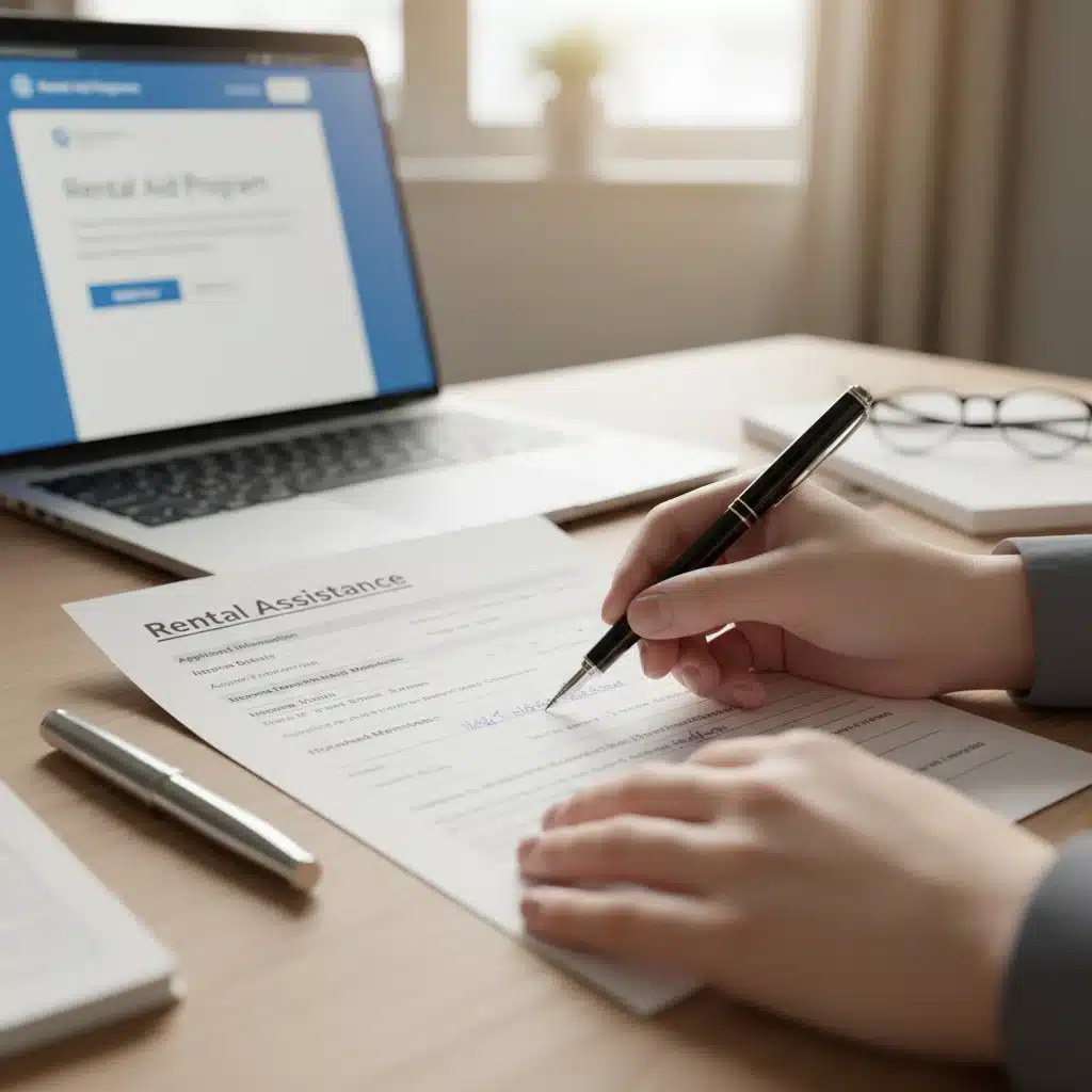 Applying for rental assistance online