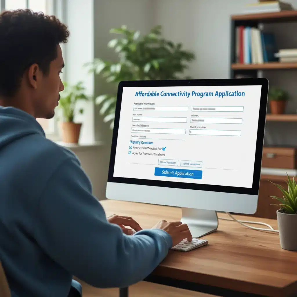 Online application form for Affordable Connectivity Program (ACP)