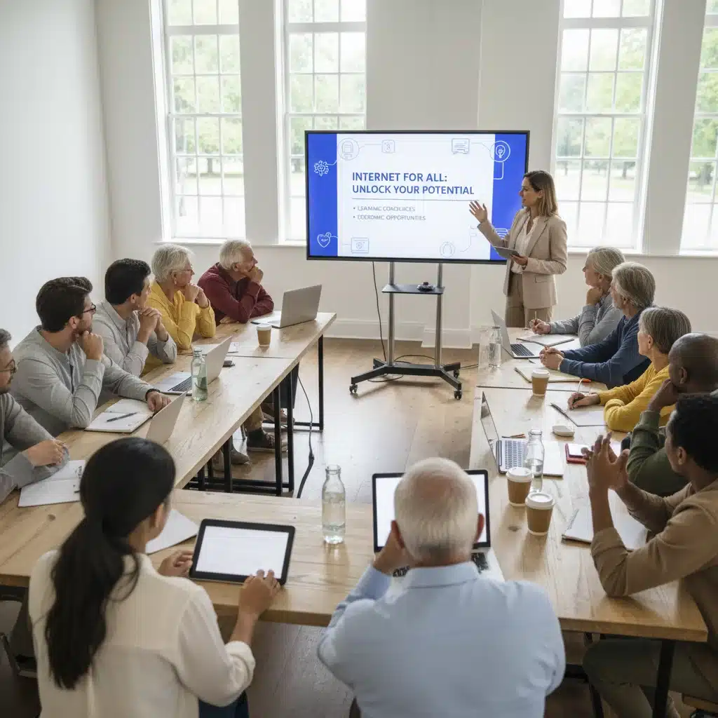 Community workshop on digital literacy and internet benefits