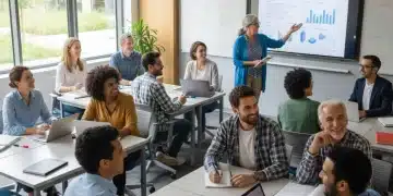Grant Opportunities for Adult Learners in 2026: 6 Avenues for Funding Your Return to School Adult students collaborating in a modern classroom