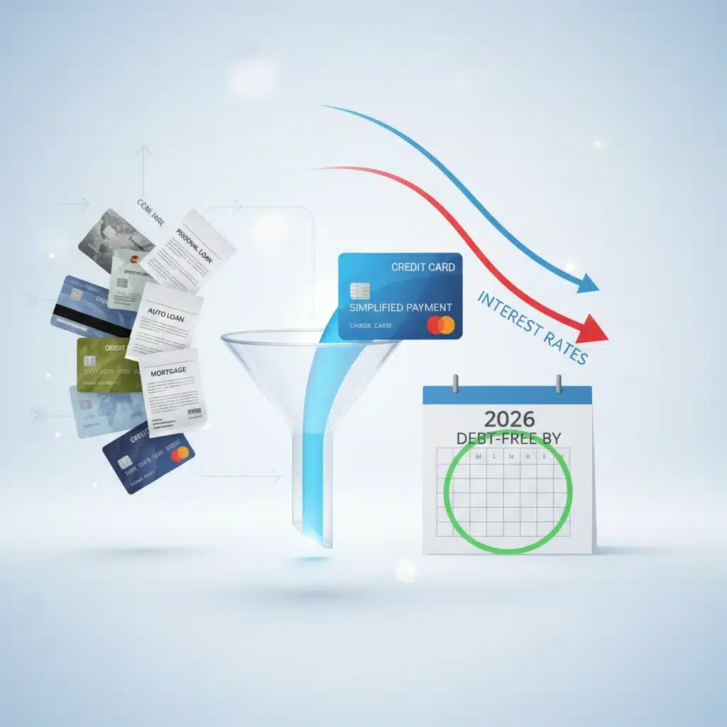 Debt Consolidation Strategies: Reduce Interest by 15% in 2026