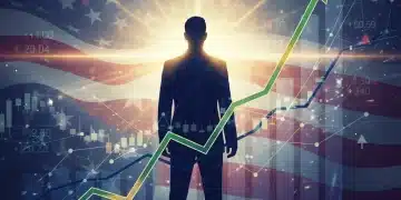 2026 Consumer Confidence Index: Decoding 105.0 for US Economic Optimism Upward trend on stock market graph representing strong consumer confidence and economic optimism in the US.