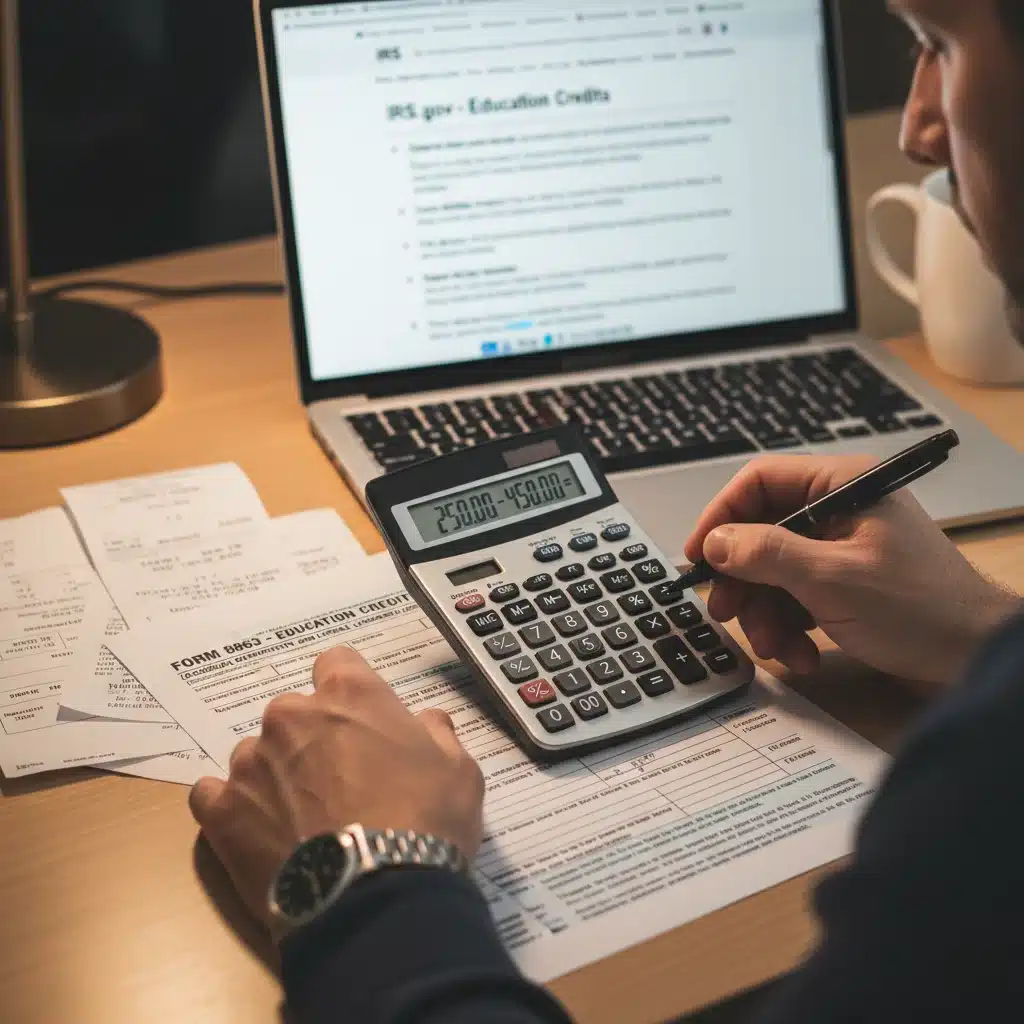 Detailed calculation of education tax deductions and credits