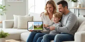 Family planning college savings with 529 plan on tablet