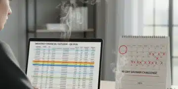 Master Your Finances: The 30-Day Expense Cutting Challenge for 2026 Person analyzing finances on laptop for 30-day expense cutting challenge 2026
