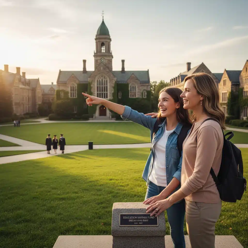 Parent and child envisioning future university education