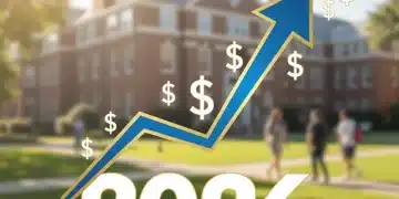Student Loan Interest Rates 2026: Trends, Projections & Impact Graph showing rising student loan interest rates in 2026 with graduation cap.
