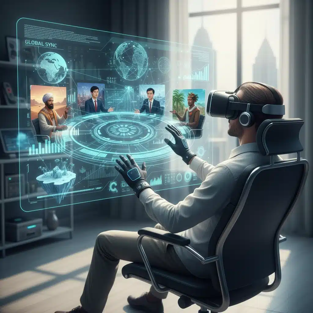 Virtual reality meeting for remote collaboration